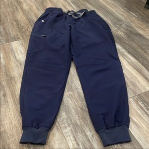 Figs scrub jogger pants navy size medium